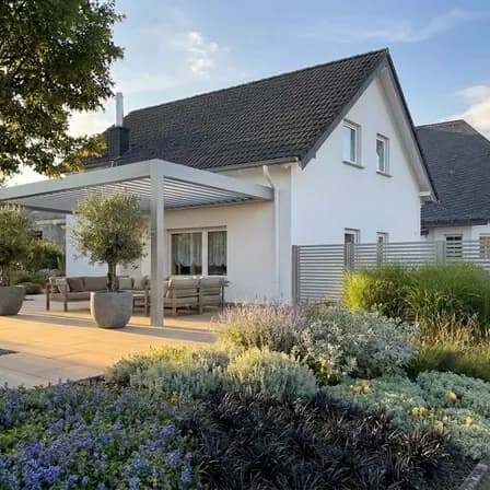 Instagram-Beitrag von auraVision: Gartenvisualisierung